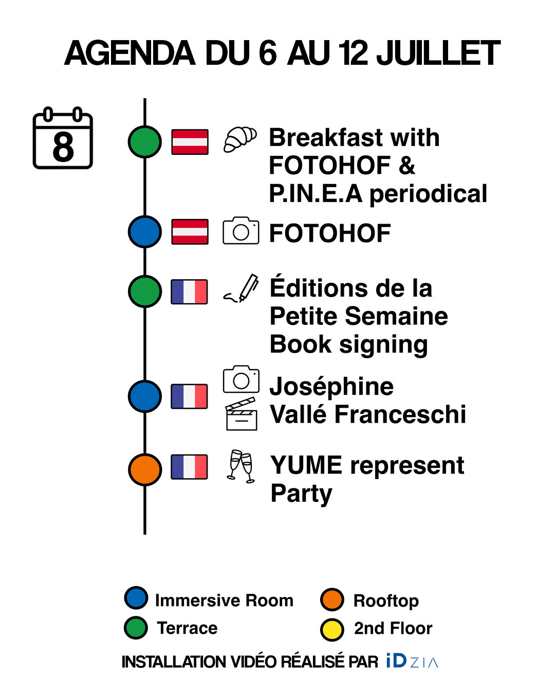 Agenda 8 juillet
